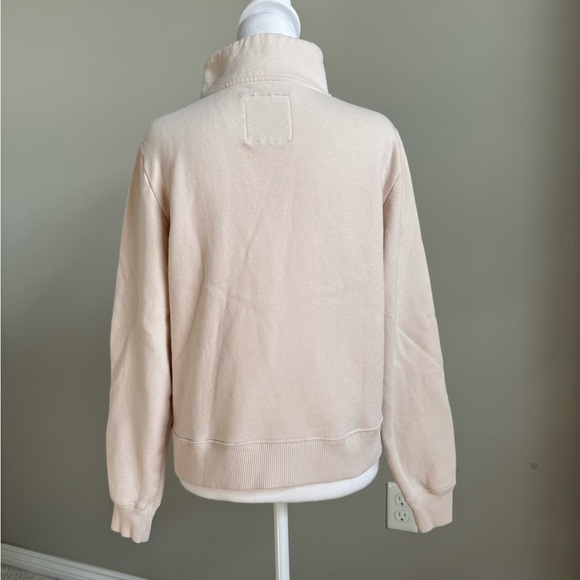 Hollister Cream Turtleneck Sweatshirt Cozy and Stylish - Picture 3 of 6